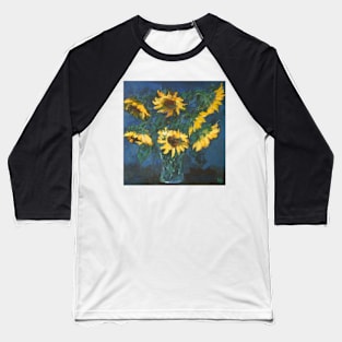 Sunflowers Baseball T-Shirt